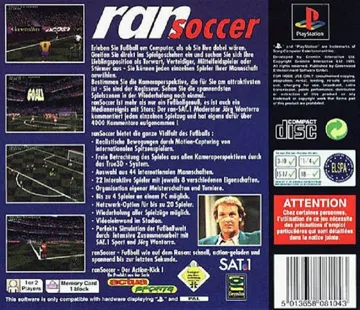 Ran Soccer (GE) box cover back